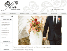 Tablet Screenshot of flairdesign.net.au